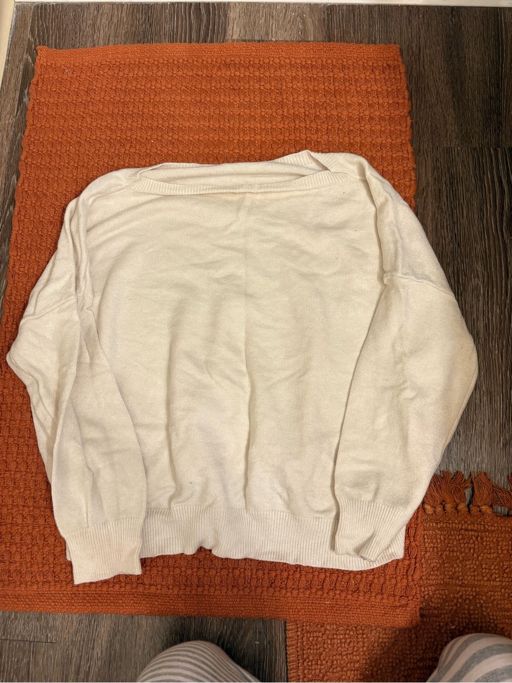 Women’s Crewneck Sweater in Cream